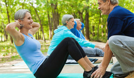 Fitness Workout Exercise Training For Over 60s