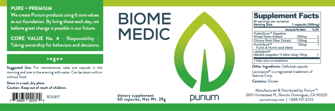 biome medic biomedic label