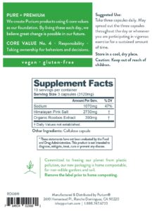 Super Lytes Nutrition Label