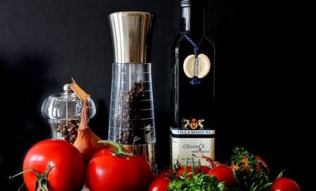 Olive Oil, Tomatoes, Herbs, Spices